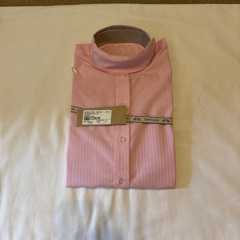 Equine Couture™ Hannah Coolmax Shirt Color: Pink/Pink, Size: 30 110281-106/30